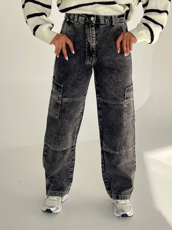 شلوار جین دمپا زیپ ذغالی (Jean)