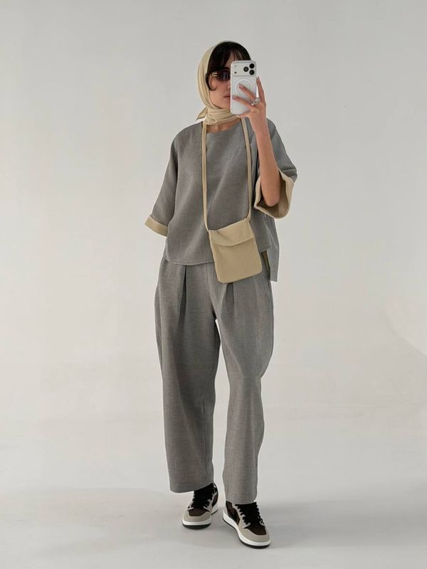 شومیز و شلوار و کیف کمباین - 177 - Combine