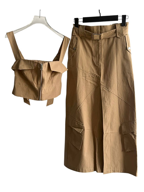 11 ست کراپ و دامن سووینیر - Sovinier - 763 - Image 3