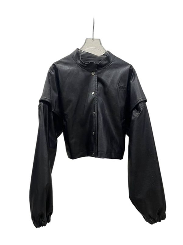 وست چرم آستین جدا