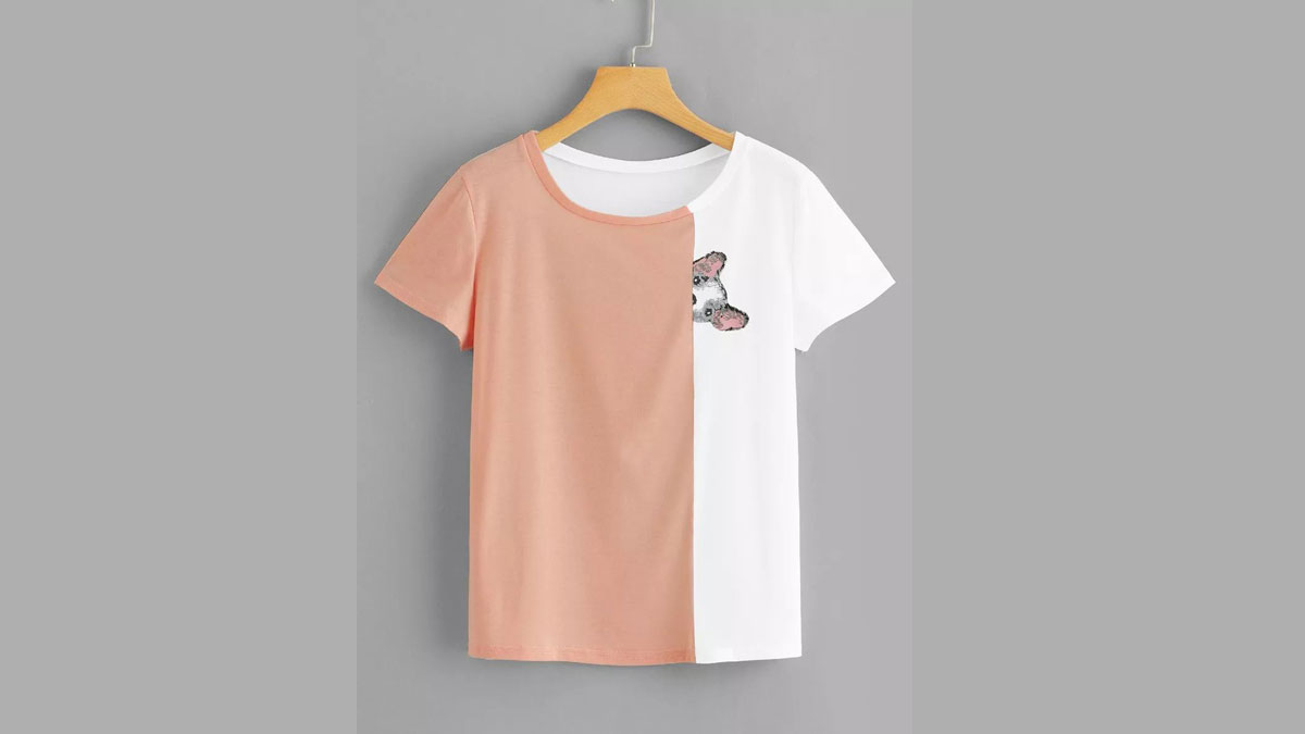 مزیت سبک ترکیب پارچه‌ها و بافت‌ها در تیشرت