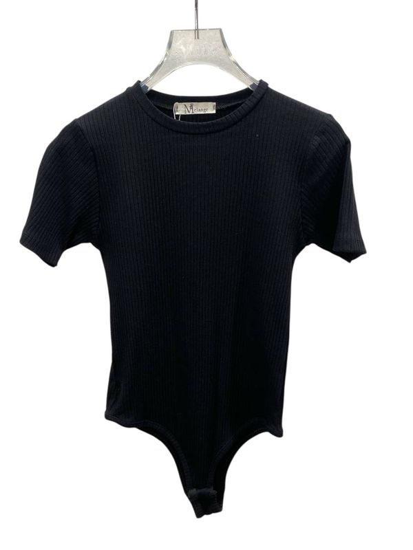 بادی آستین کوتاه مشکی