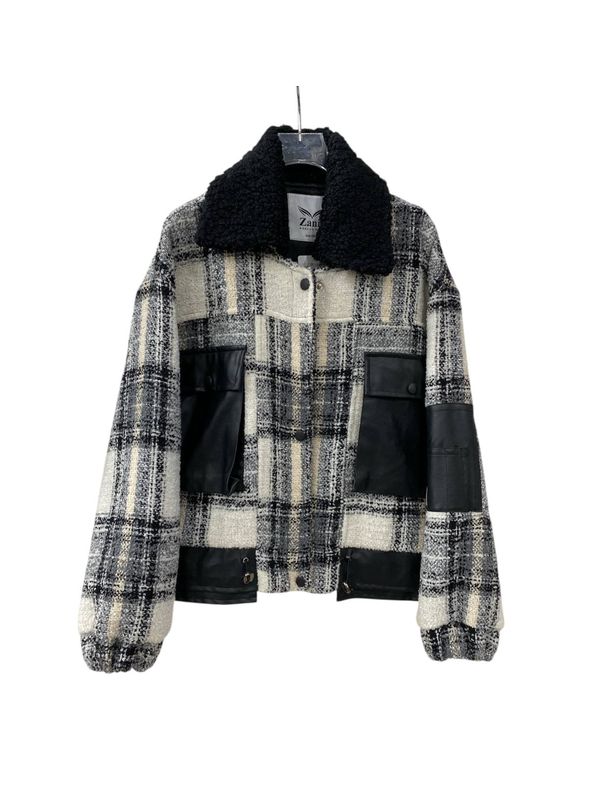 جکت چهارخونه دی سی - DC